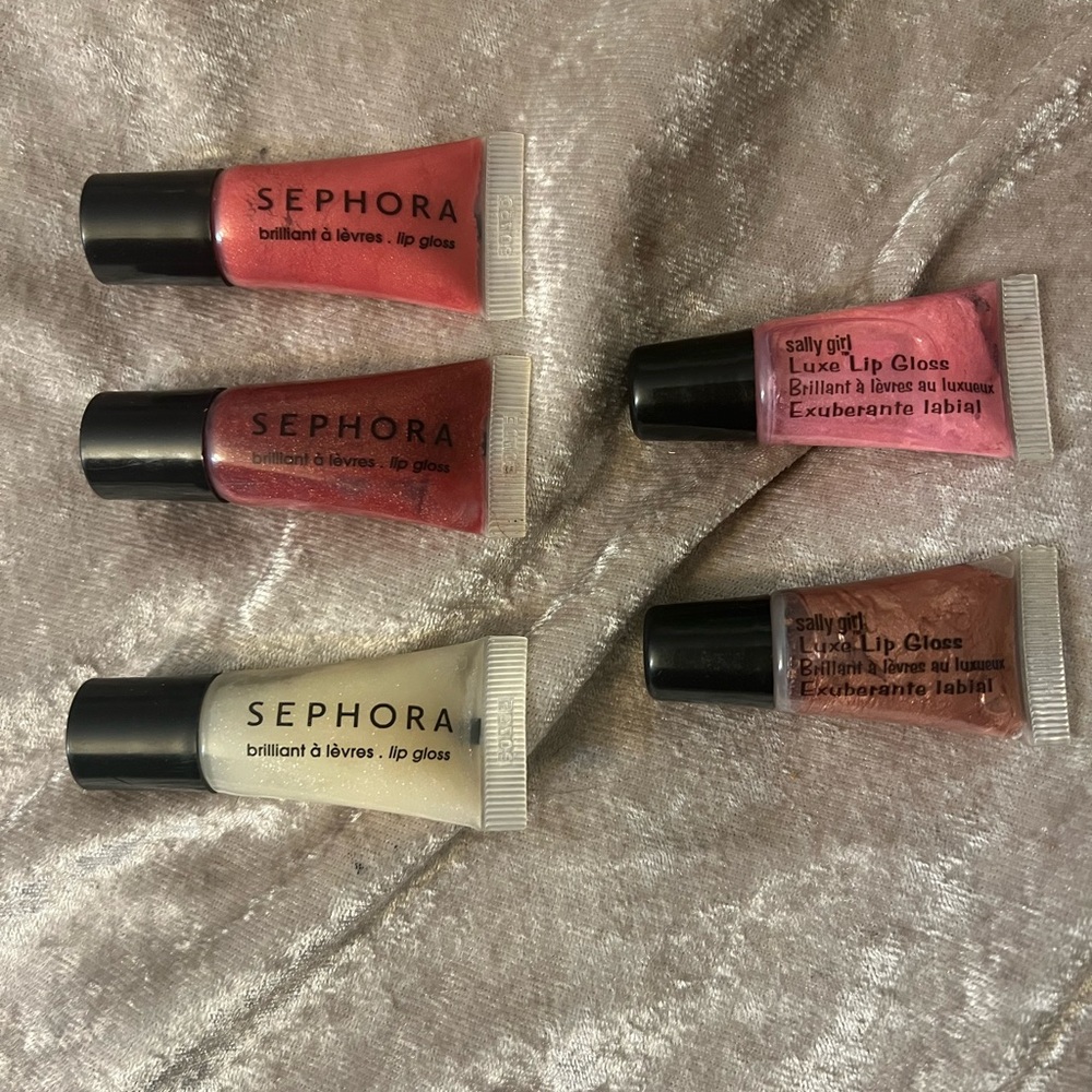 NWOT travel sizes lip gloss bundle